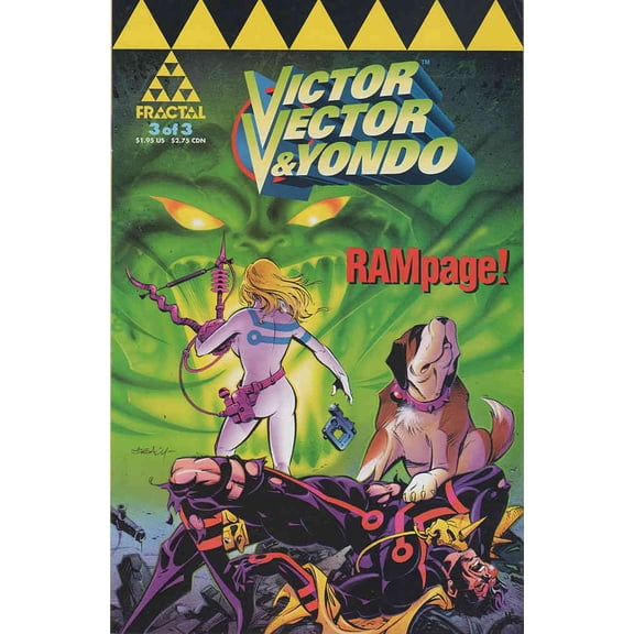 Victor Vector And Yondo #3 VF ; Fractal Comic Book