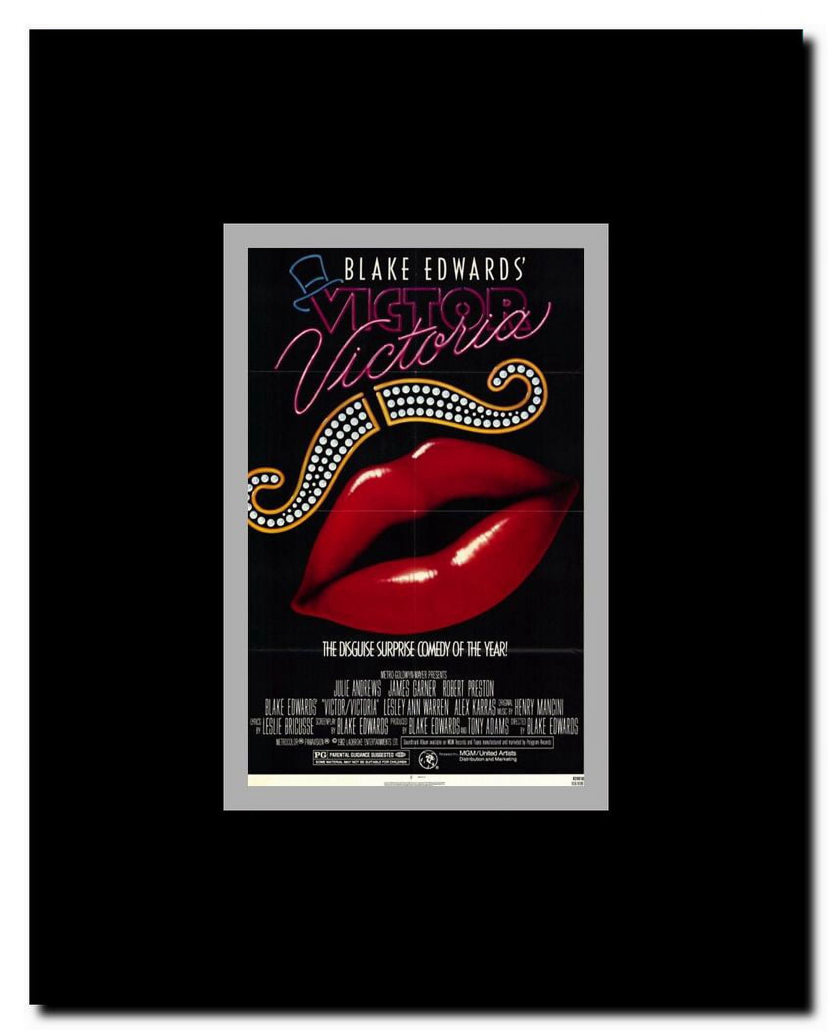 Victor-Victoria Framed Movie Poster