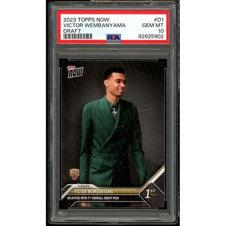 Victor Wembanyama Rookie Card 2023-24 Topps Now #D1 PSA 10