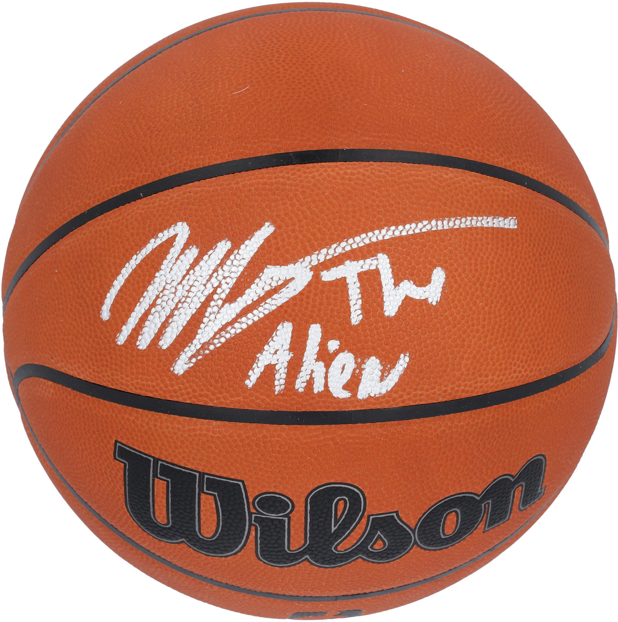 Victor Wembanyama San Antonio Spurs Autographed Wilson Official Game Basketball with "The Alien" Inscription - Fanatics Authentic Certified