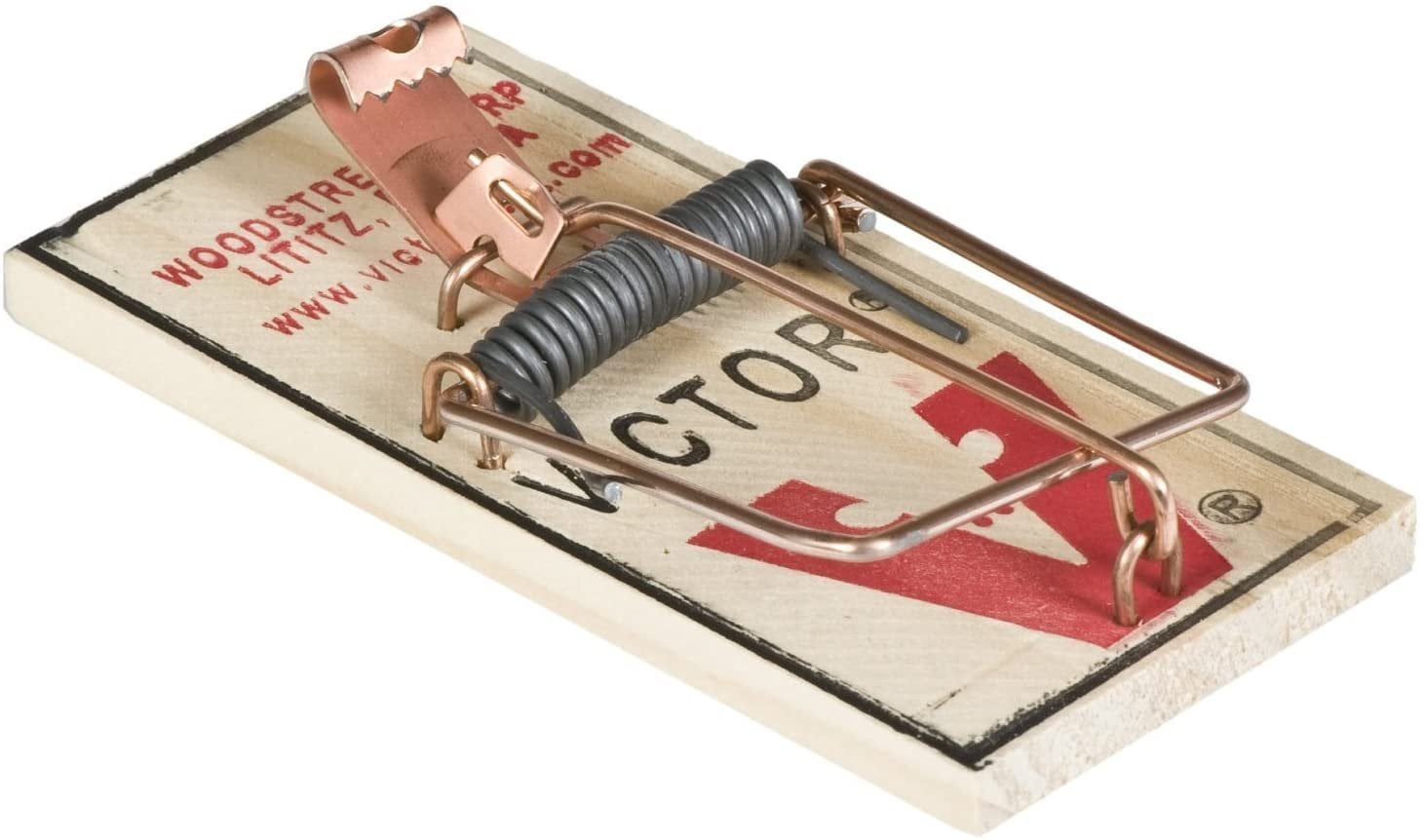 Victor M154 Metal Pedal Mouse Trap, Pack of 8