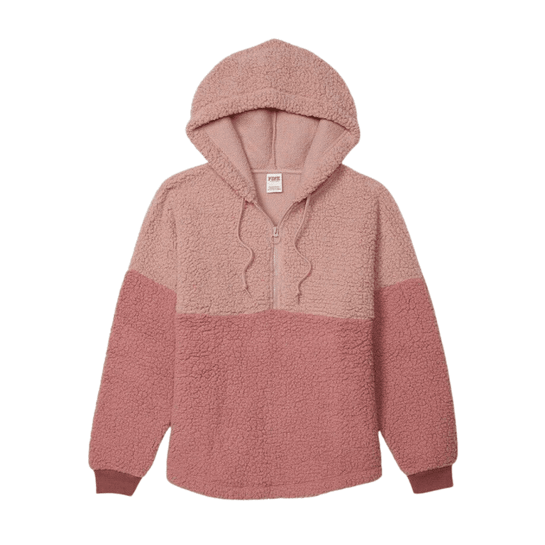 Pink varsity half zip sale