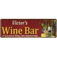 thumbnail image 1 of Victor's Wine Bar Red Gift Home Kitchen Decor 6x18 Sign 206180056293, 1 of 1