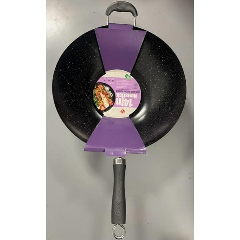 Victoria 14 Inch Nonstick Wok with Helper Handle, VICW414