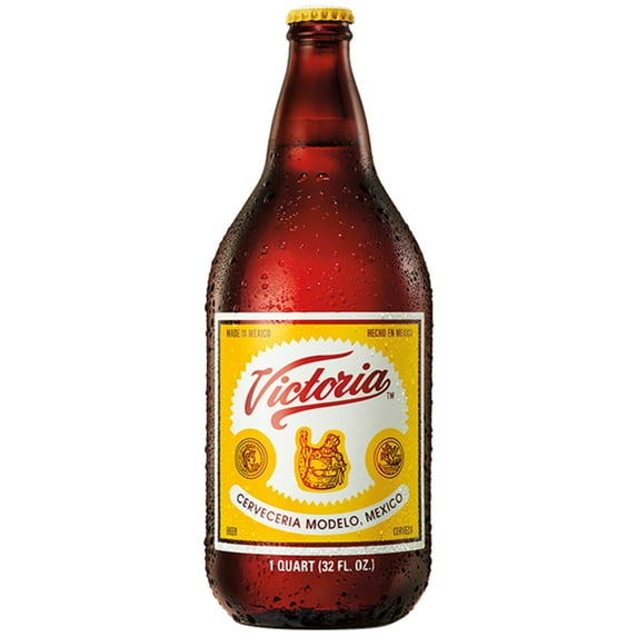Victoria Amber Lager Mexican Beer, 32 fl. oz. Bottle, 4.0% ABV
