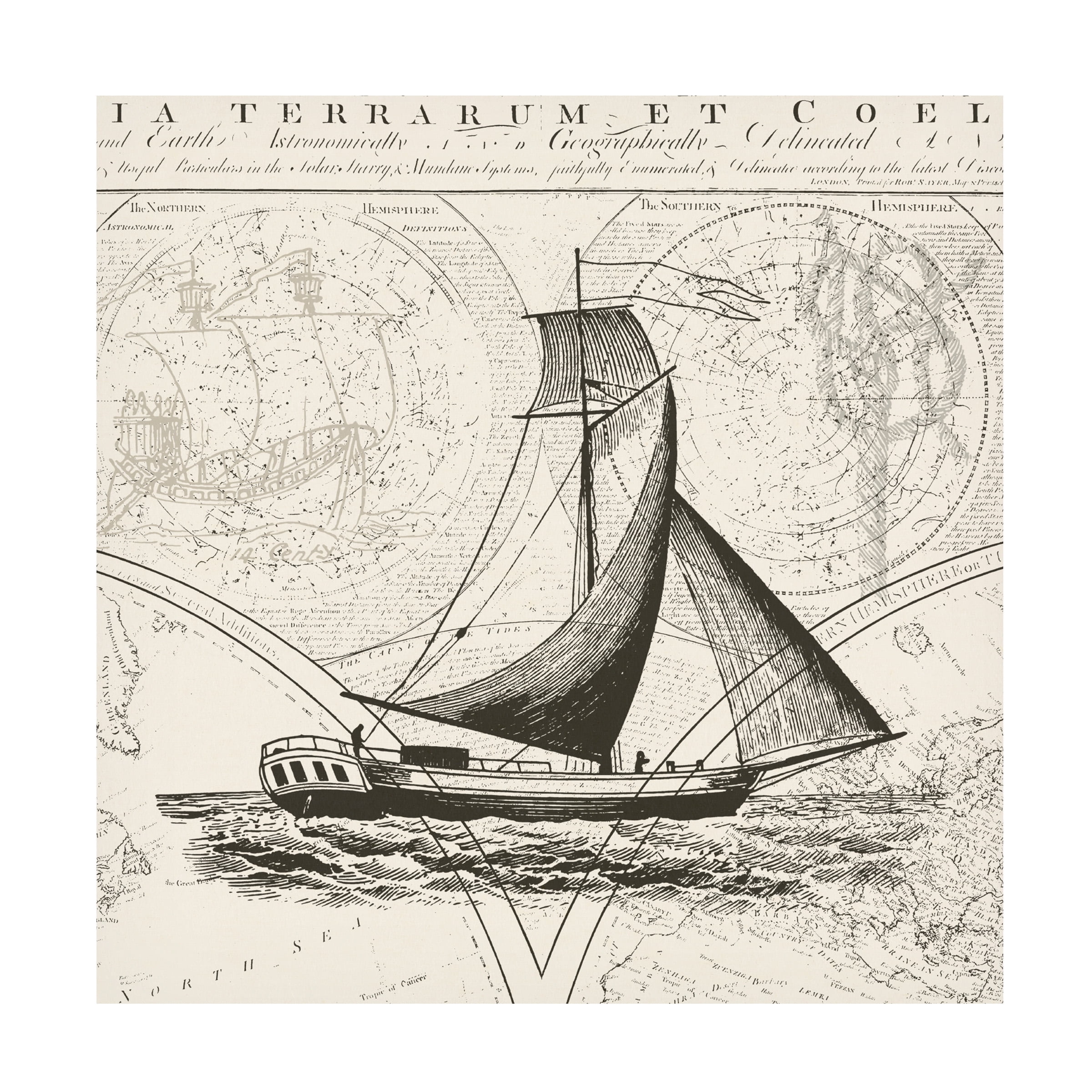 Victoria Barnes 'Anchors Away IV' Canvas Art