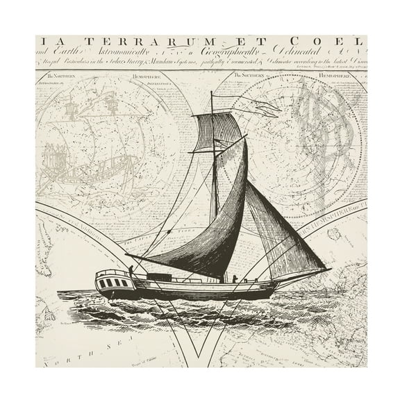 Victoria Barnes 'Anchors Away IV' Canvas Art