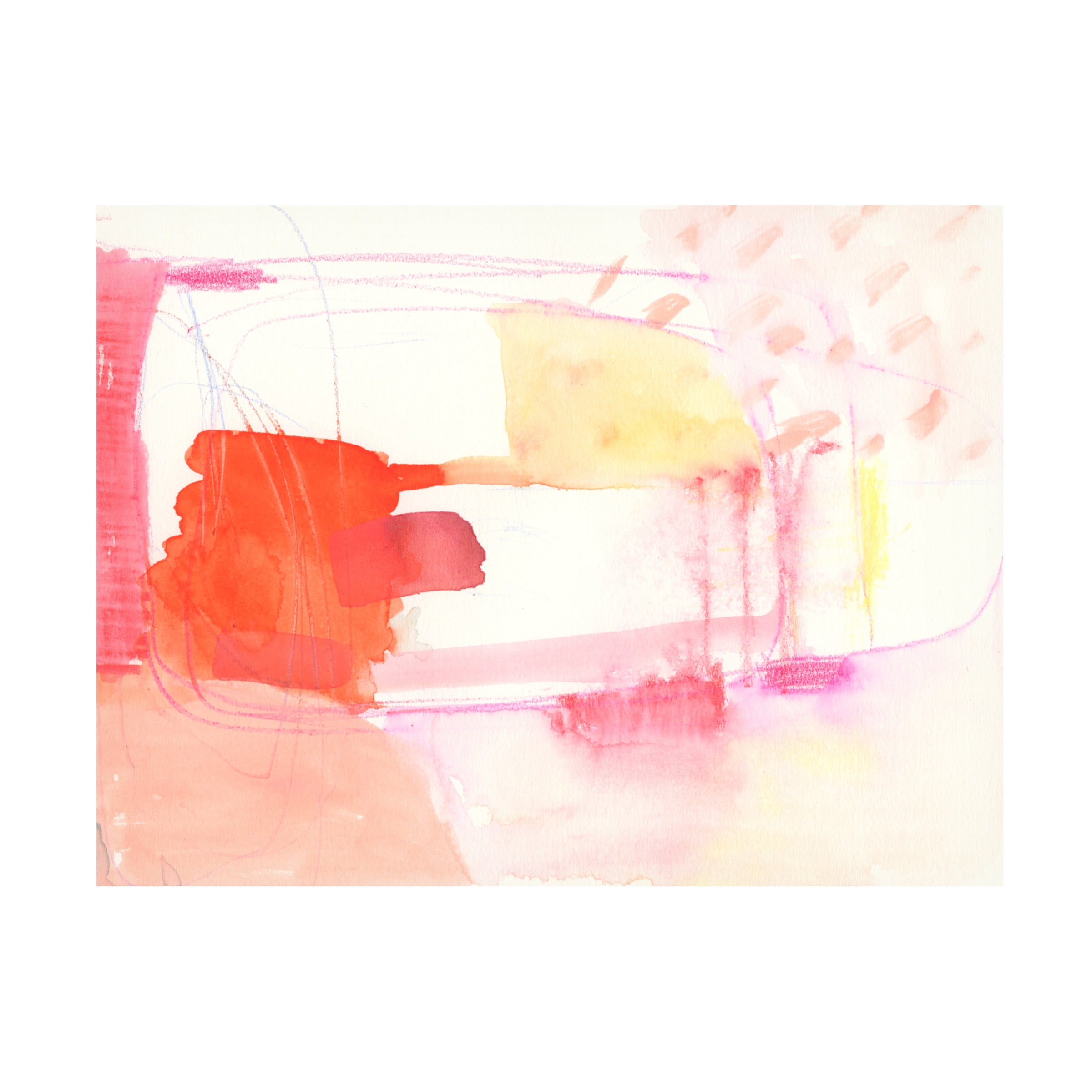 Victoria Barnes 'Aprikose II' Canvas Art