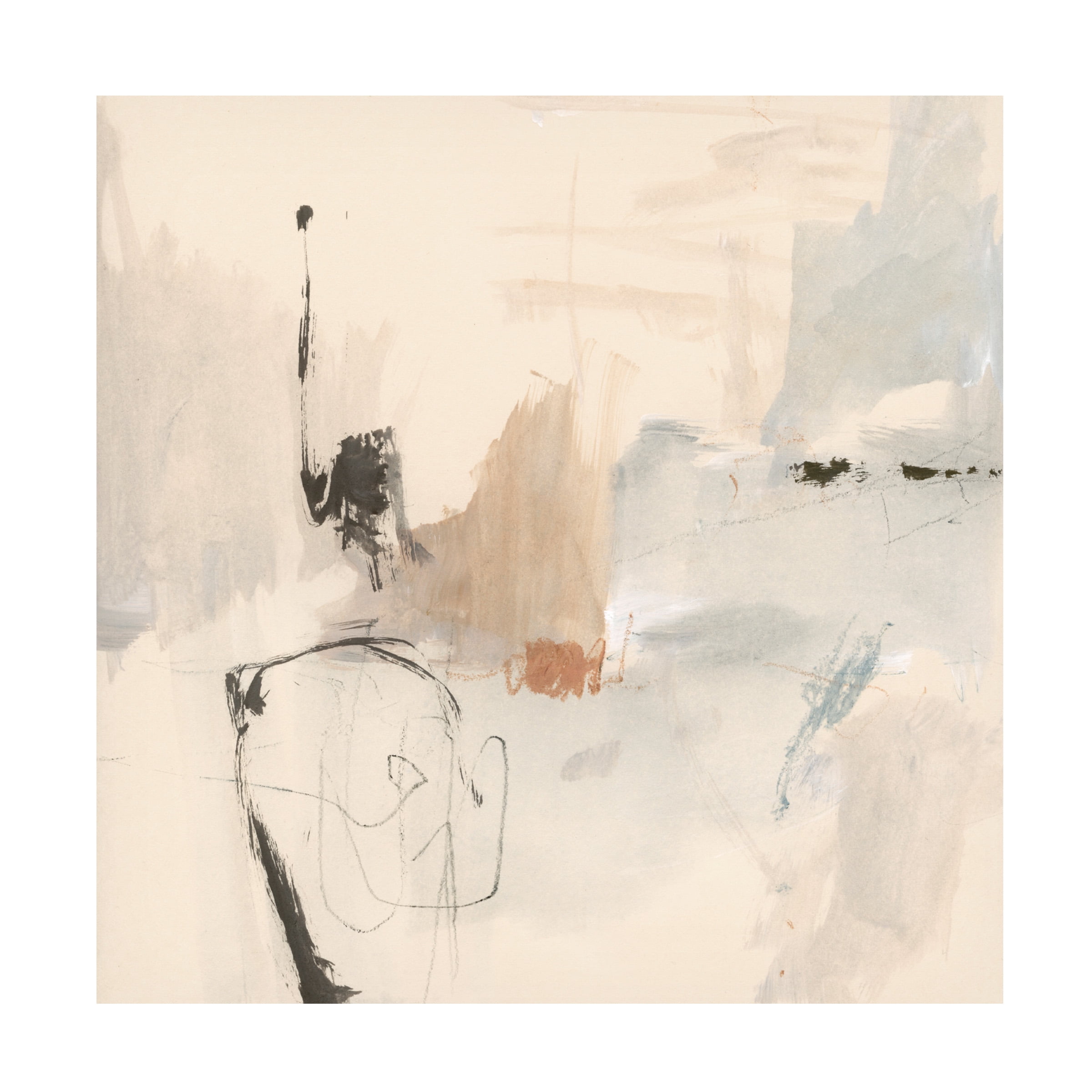 Victoria Barnes 'Oat and Slate II' Canvas Art