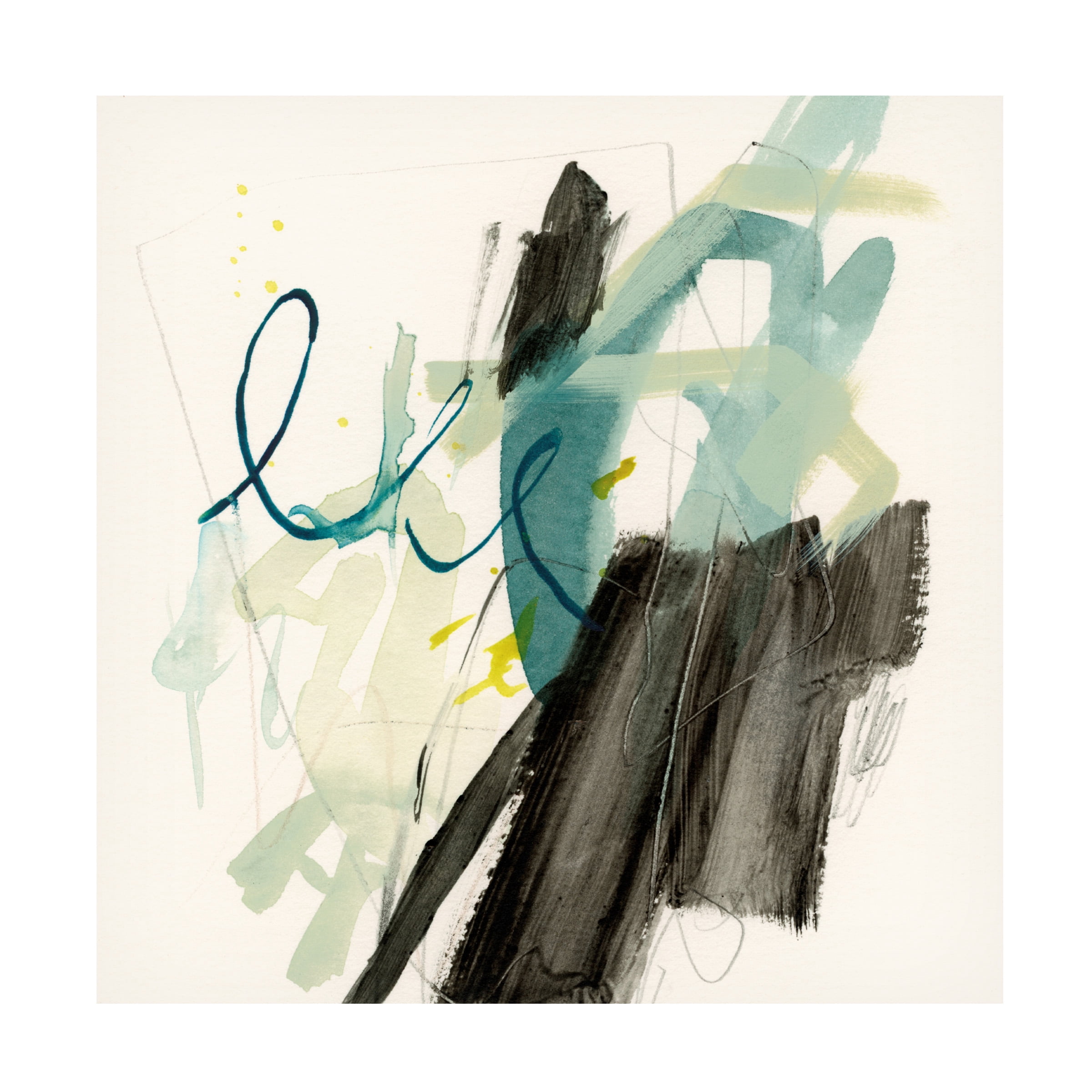Victoria Barnes 'Seafoam And Slate II' Canvas Art