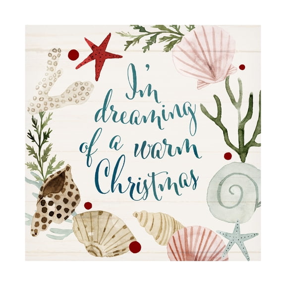 Victoria Barnes 'Sun kissed Christmas VI' Canvas Art