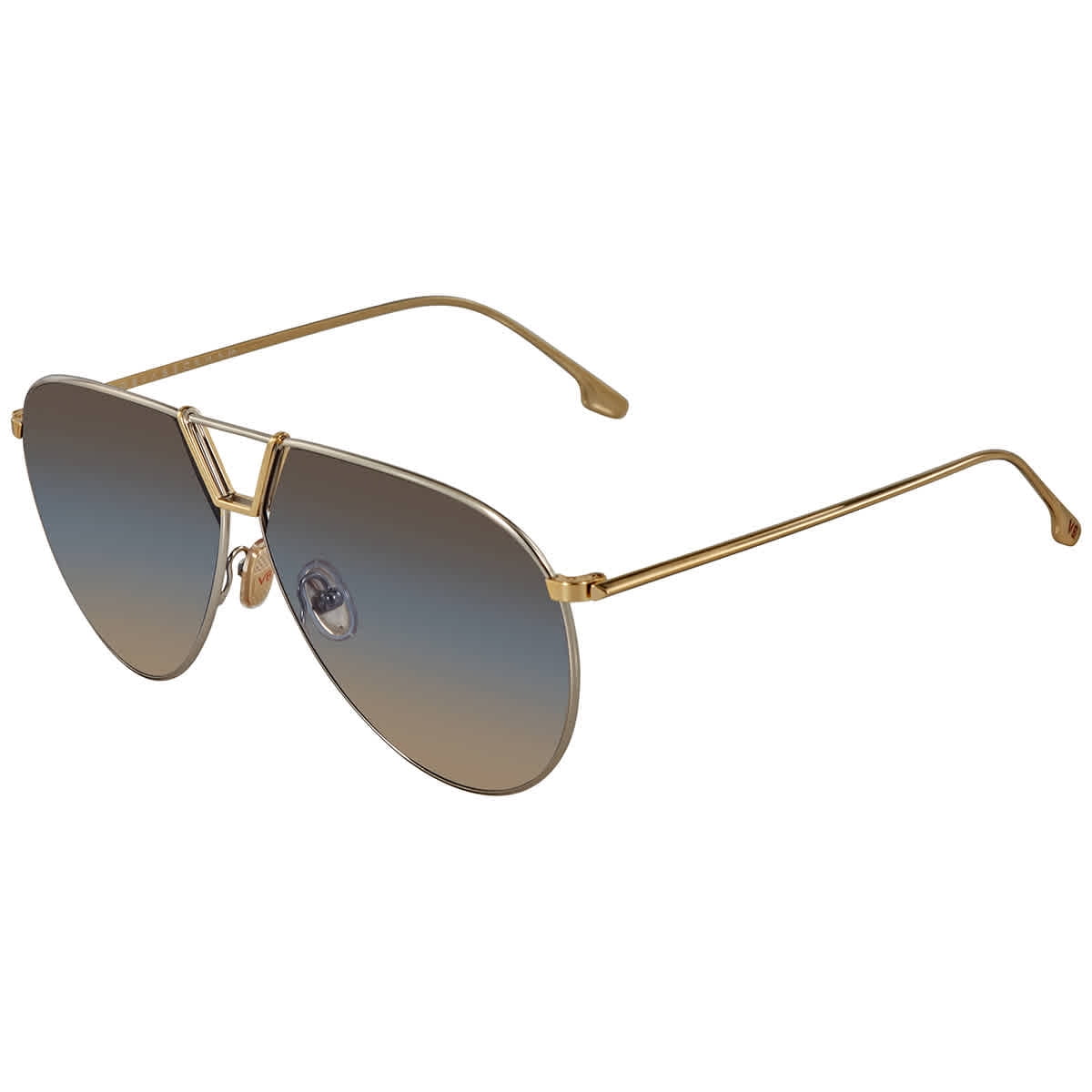 Victoria Beckham Blue Pilot Ladies Sunglasses VB208S 041 64  display picture 3