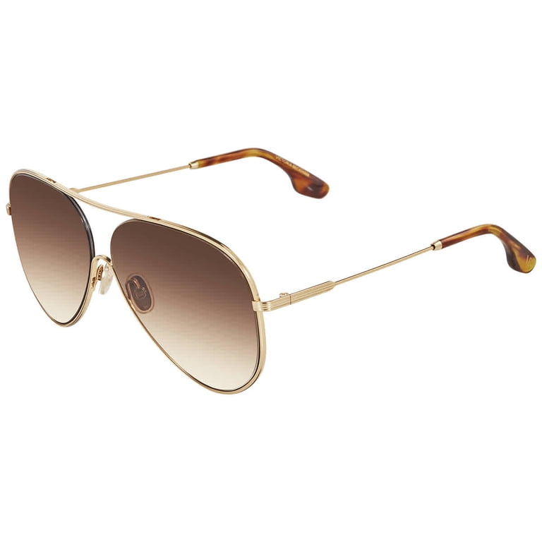Victoria Beckham Brown Pilot Ladies Sunglasses VB133S 702 61  display picture 3