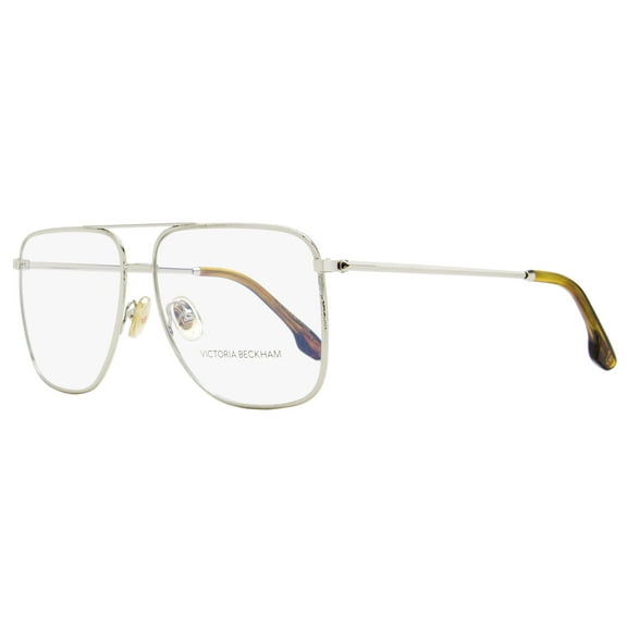 Victoria Beckham Navigator Eyeglasses VB2112 040 Silver/Brown 58mm 2112