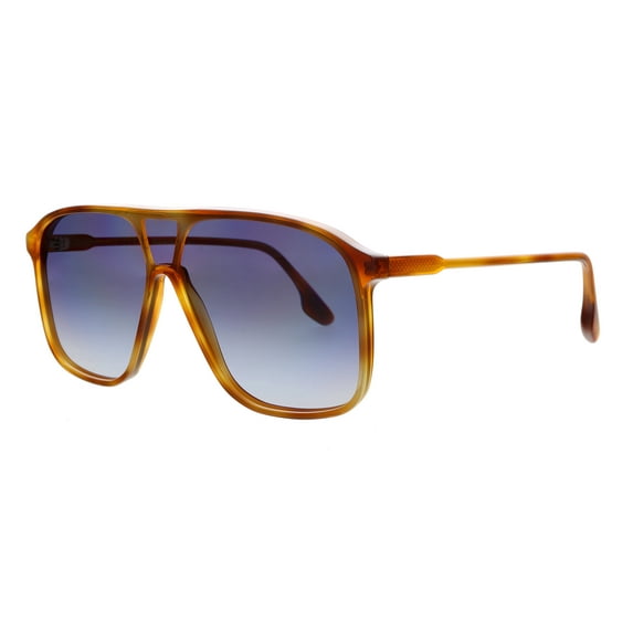 Victoria Beckham VB 156S Plastic Womens Pilot Sunglasses Havana 60mm Adult