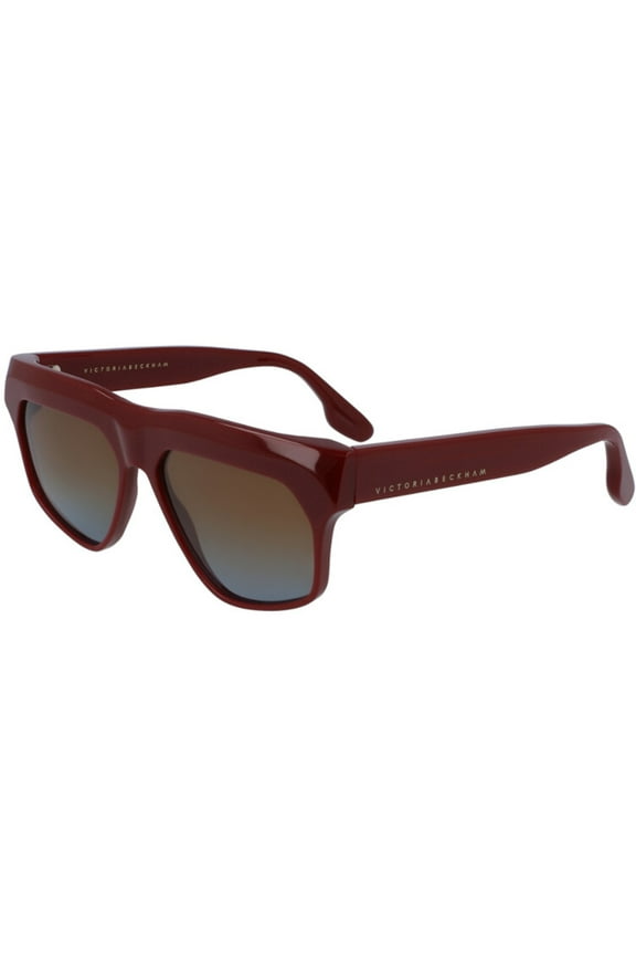 VB 603S Plastic Womens Square Sunglasses Burgundy 56mm Adult