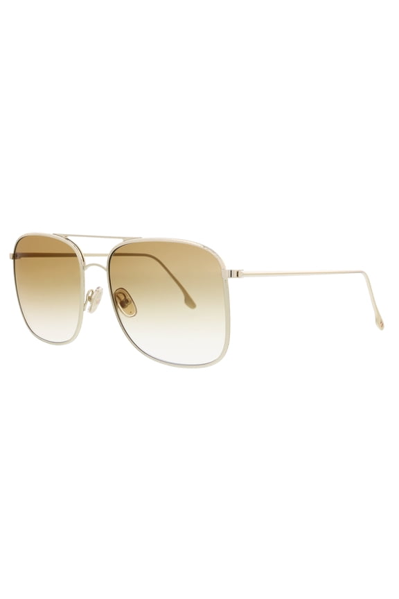 VB202S 42306 Gold/Brown Square Aviator Sunglasses for womens
