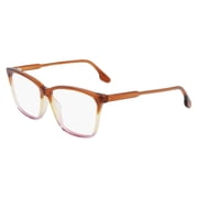 Victoria Beckham Rectangular Eyeglasses VB2614 241 Caramel/Pink 57mm