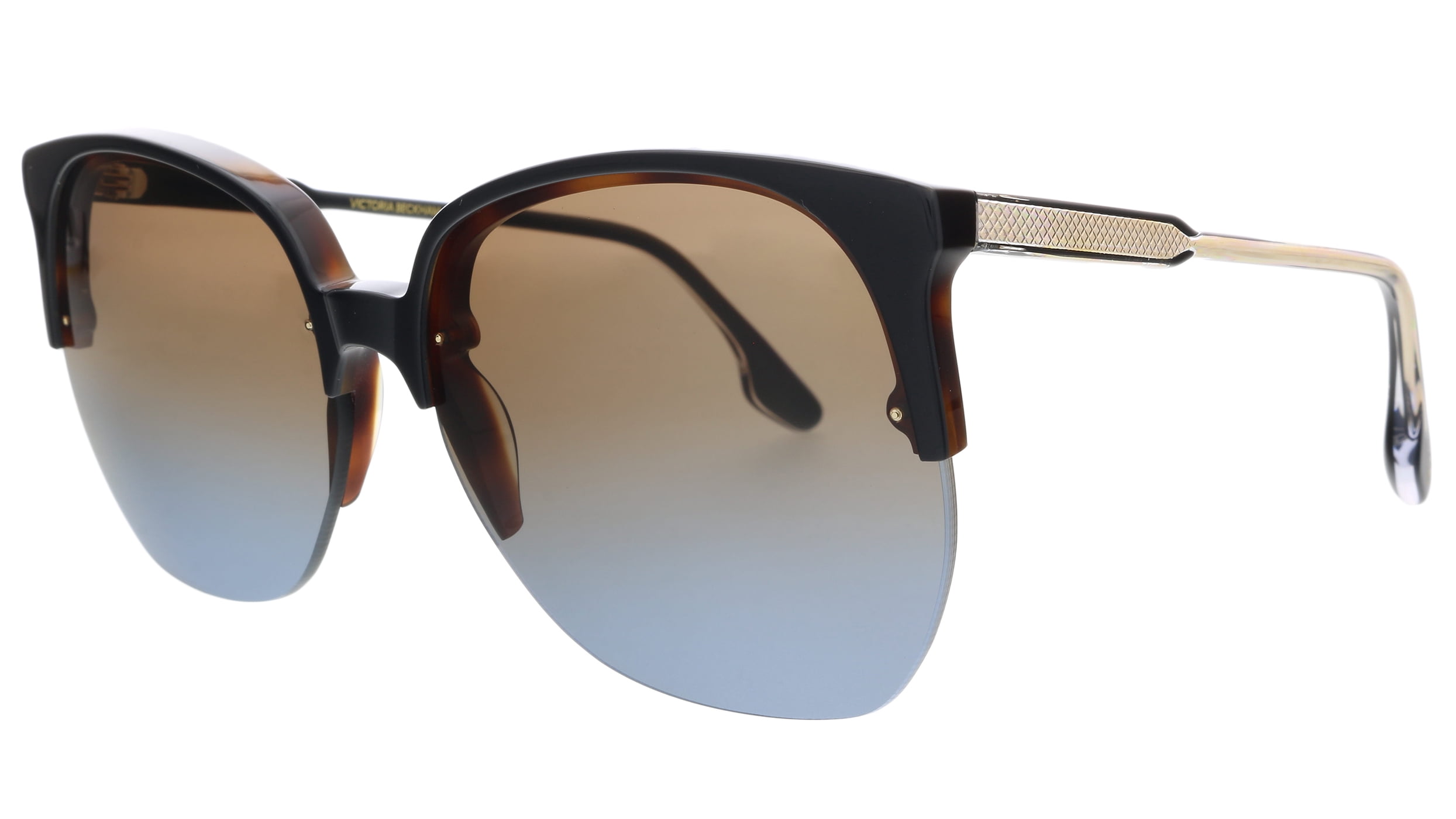 Victoria Beckham VB617S 44810 Black/Tortoise Semi-Rimless  display picture 1