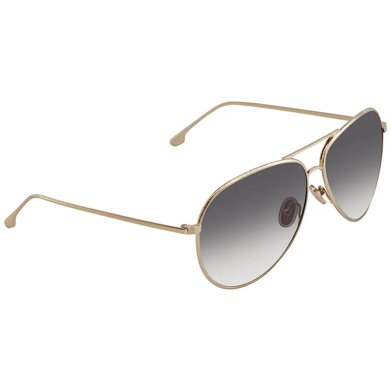 Victoria Beckham Women’s Gold Aviator Sunglasses Victoria Beckham 18K Gold Mirror Aviator Sunglasses - Gold  main image 3