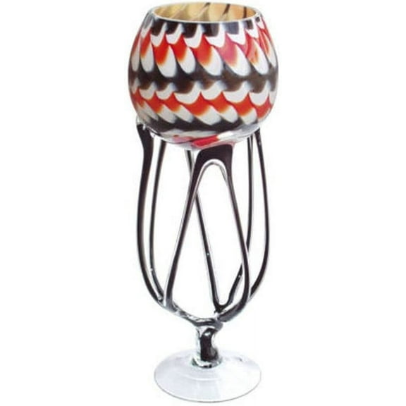 Victoria Bella 01057500.19C European Collection. 20" Height Glass Vase Spider