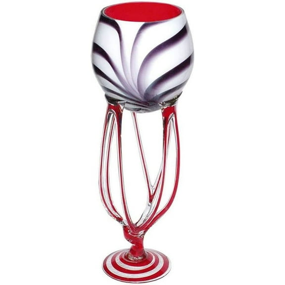 Victoria Bella 01057500.F63 European Collection. 20" Height Glass Vase Spider
