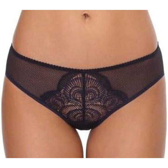 Victoria Bella MILAVITSA-360251 Women's panties, CULOTTE, mid-waist, Fashion collection, Black, Size L