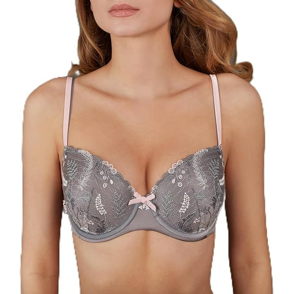 Victoria Bella MILAVITSA-770151 Bra. Dense molded cups with underwire. Collection ALISEE, Seagull, Size 70D