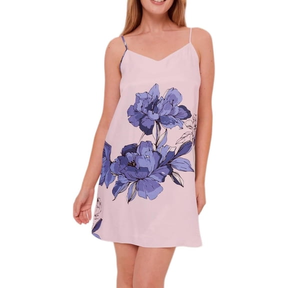 Victoria Bella MILAVITSA-9207 Women's nightgown with adjustable straps, 100% viscose, Eden series, Size XS