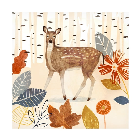 Victoria Borges 'Cozy Autumn Woodland II' Canvas Art