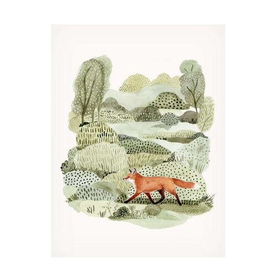 Victoria Borges 'Fox Glen II' Canvas Art