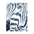 thumbnail image 1 of Victoria Borges 'Indigo Zebra II' Canvas Art, 1 of 3
