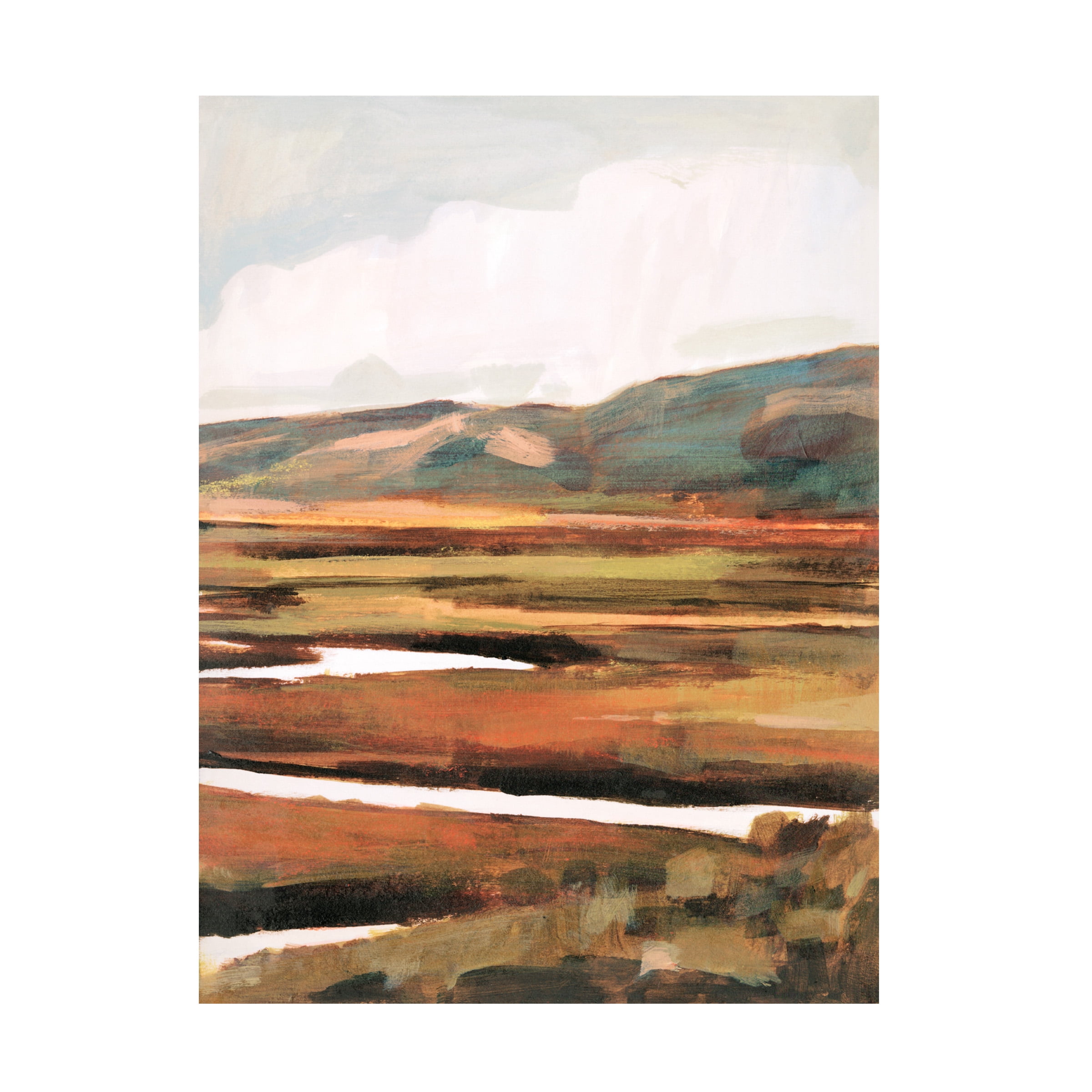 Victoria Borges 'Mountain Field II' Canvas Art