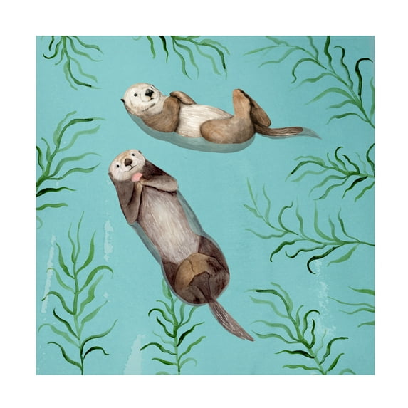 Victoria Borges 'Otters Paradise IV' Canvas Art