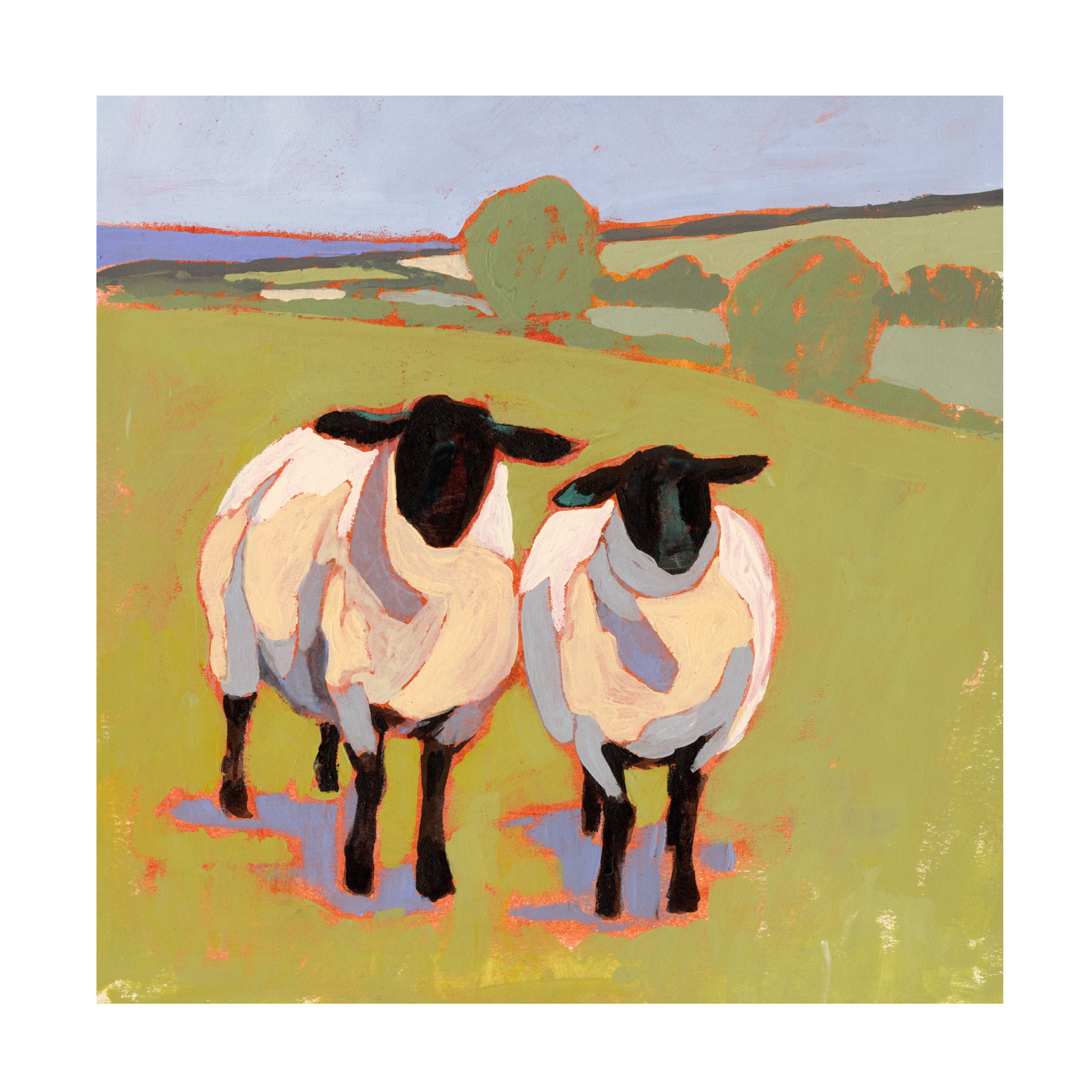 Victoria Borges 'Suffolk Sheep IV' Canvas Art
