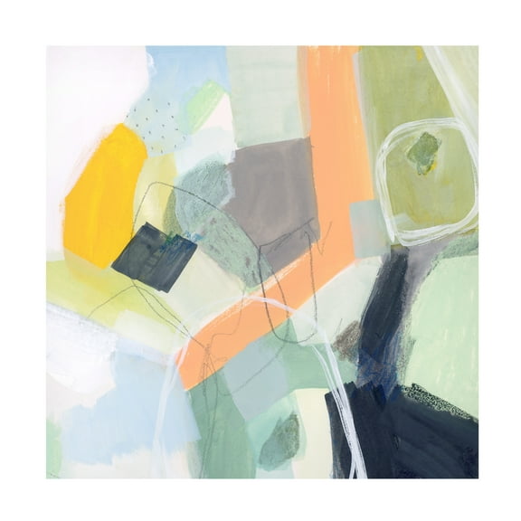 Victoria Borges 'Tumbled Topography II' Canvas Art