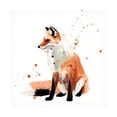 thumbnail image 1 of Victoria Borges 'Watercolor Fox I' Canvas Art, 1 of 3