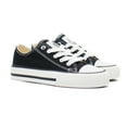 thumbnail image 1 of Victoria Boys Tribu Canvas Low Top Lace-Up Sneakers, Black,1 M US, 1 of 7