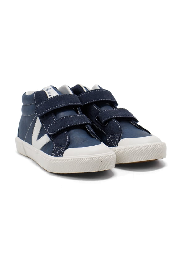 Boys Tribu Tiras High-Top Sneaker, Marino,2 M US