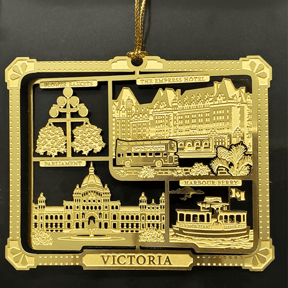 Victoria Canada Brass Ornament Landmarks