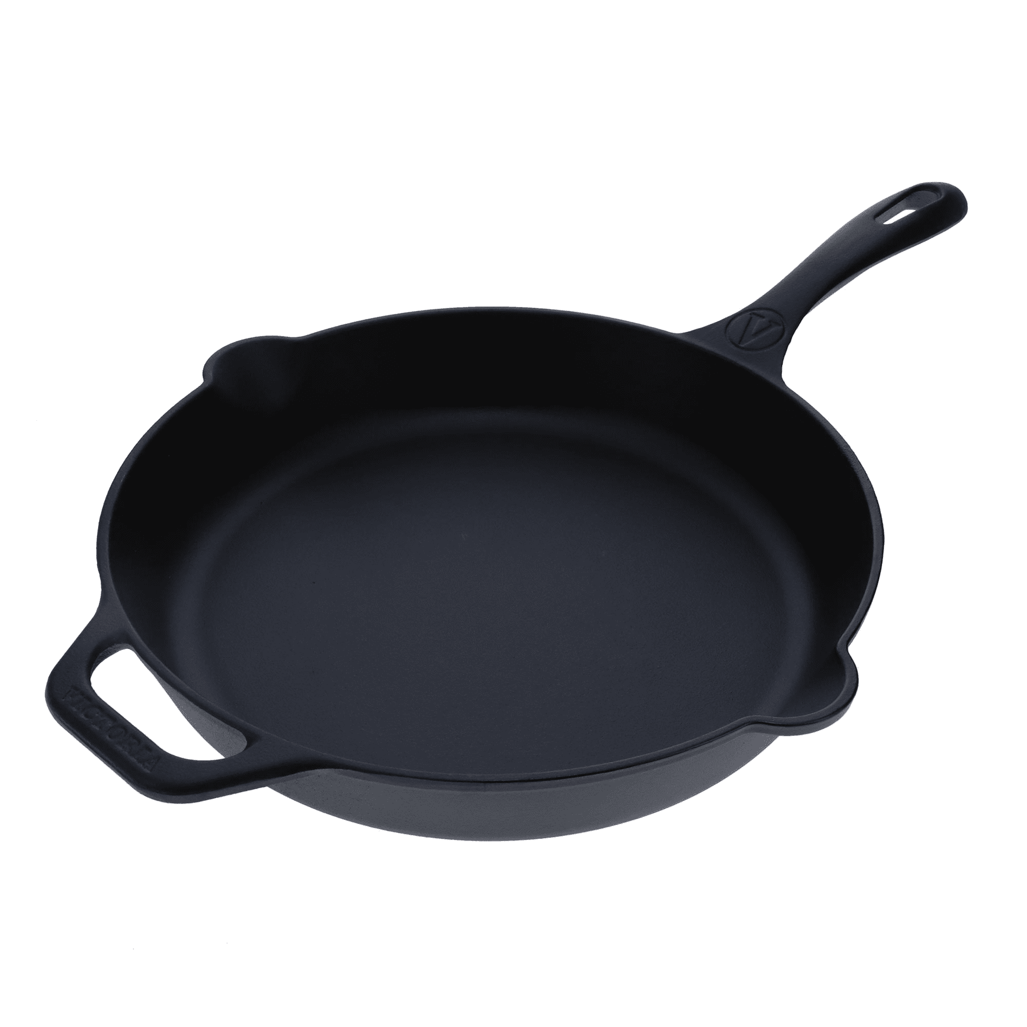 Victoria 12 Comal with Long Handle and Helper Handle, Seasoned