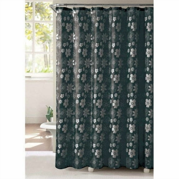 Victoria Classics Ammie Shower Curtain with Resin Hooks - 13 pc. Set