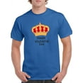 thumbnail image 1 of Victoria Day Crown W Noir Text T-Shirt Men -Image by Shutterstock, Male Large, 1 of 4