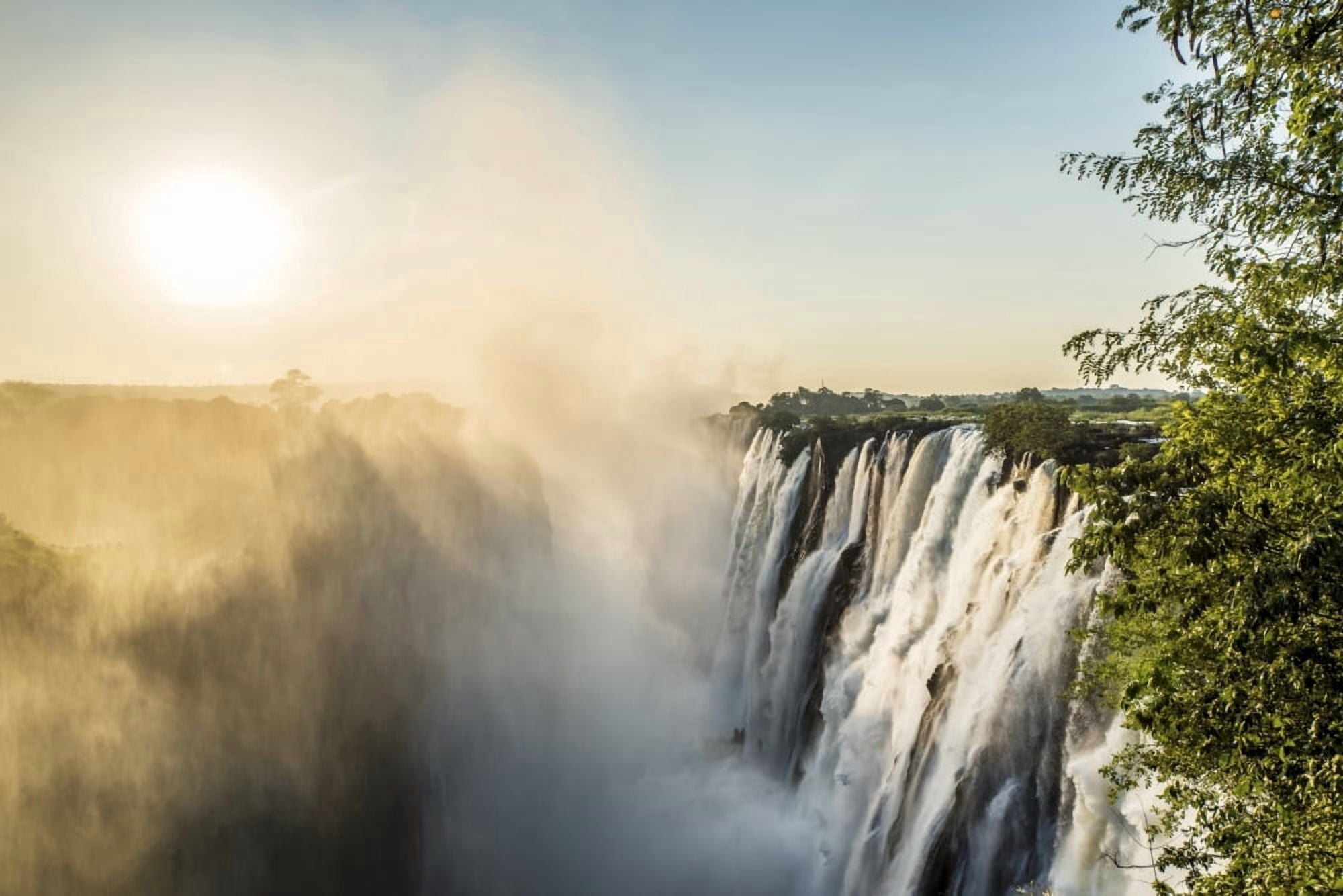 Victoria Falls Livingstone Zambia Canvas Art - Remsberg Inc Design Pics (19 x 12)