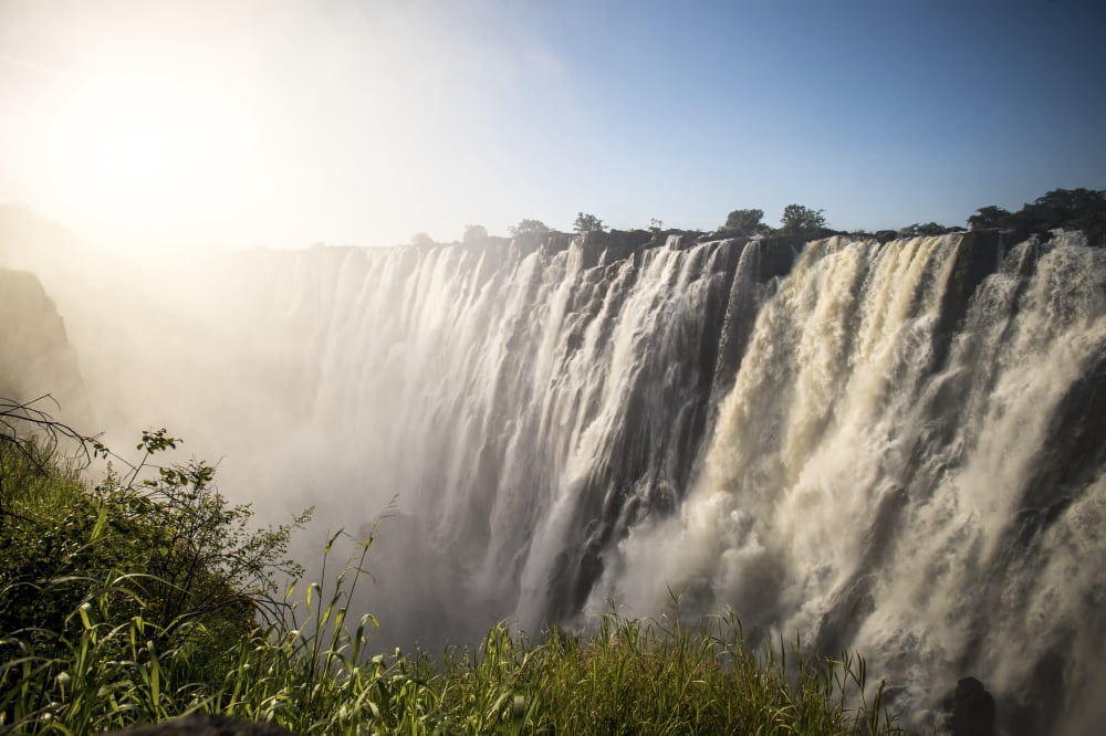 Victoria Falls Livingstone Zambia Canvas Art - Remsberg Inc Design Pics (19 x 12)