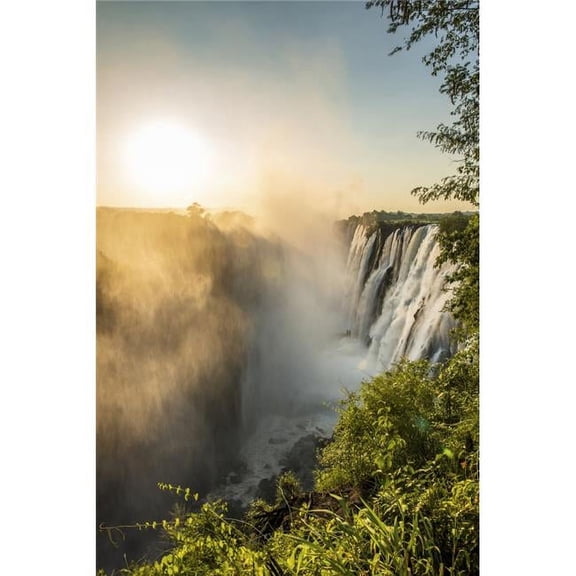 Victoria Falls - Livingstone Zambia Poster Print - 12 x 19 in.