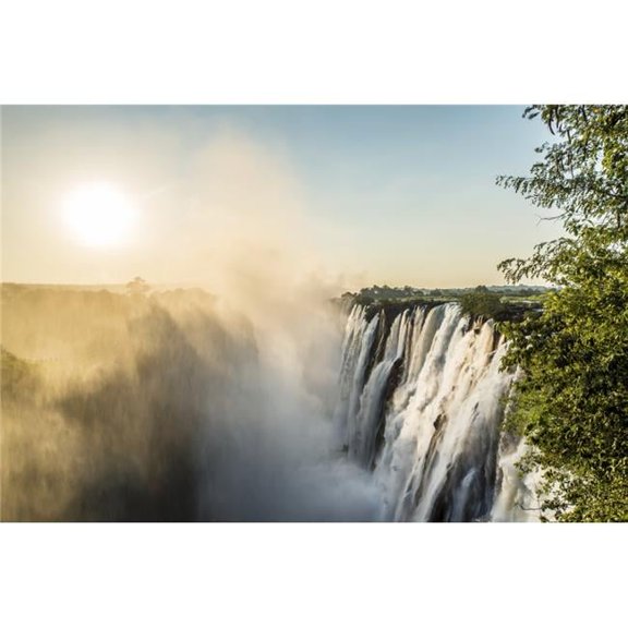 Victoria Falls - Livingstone Zambia Poster Print - 19 x 12 in.
