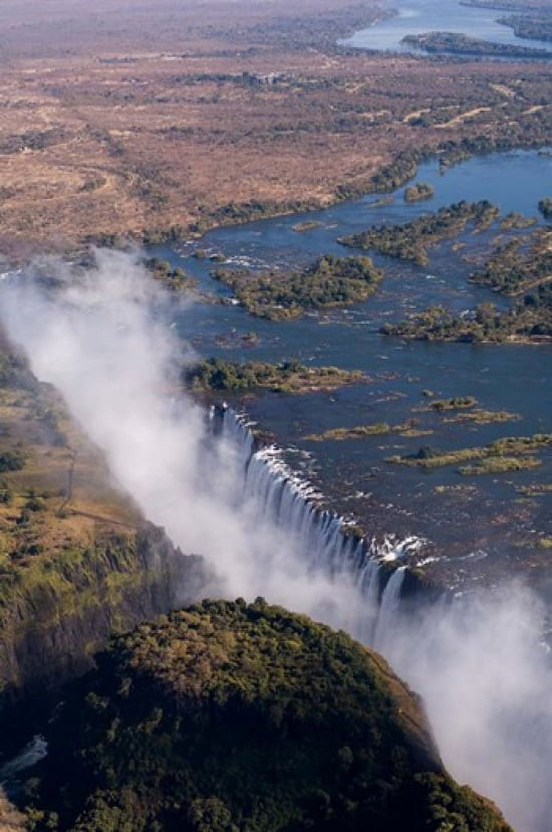 Victoria Falls Zambesi River Zambia Canvas Art - Sergio Pitamitz DanitaDelimont (23 x 35)