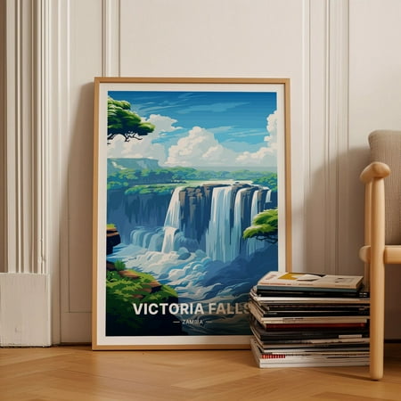 Victoria Falls Zambia Travel Wall Decor