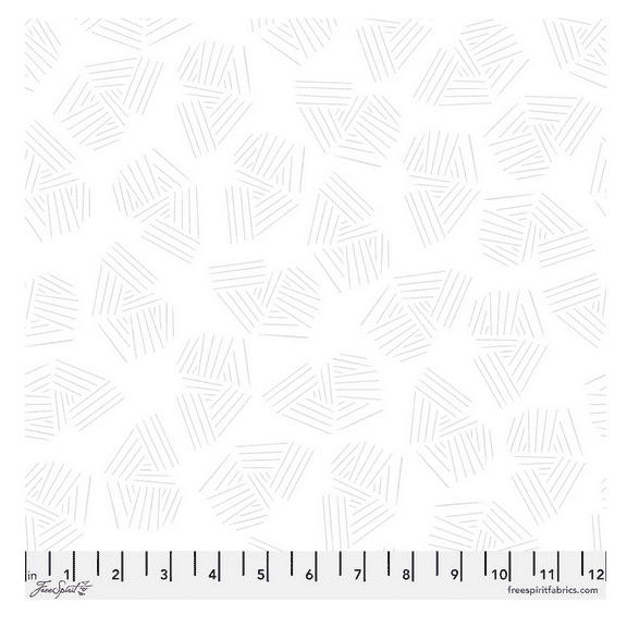 Victoria Findlay Wolfe Modern Shirtings Straw Houses White Cotton Fabric by The Yard